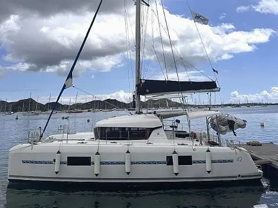 Lagoon 42 in Martinique / Le Marin - Photo 1
