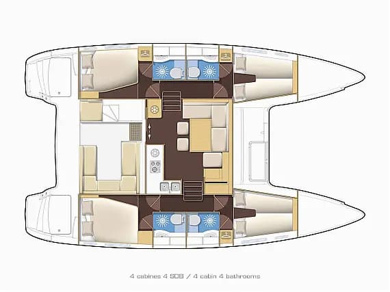 Lagoon 400 S2 in Split / ACI Marina Split - Photo 2