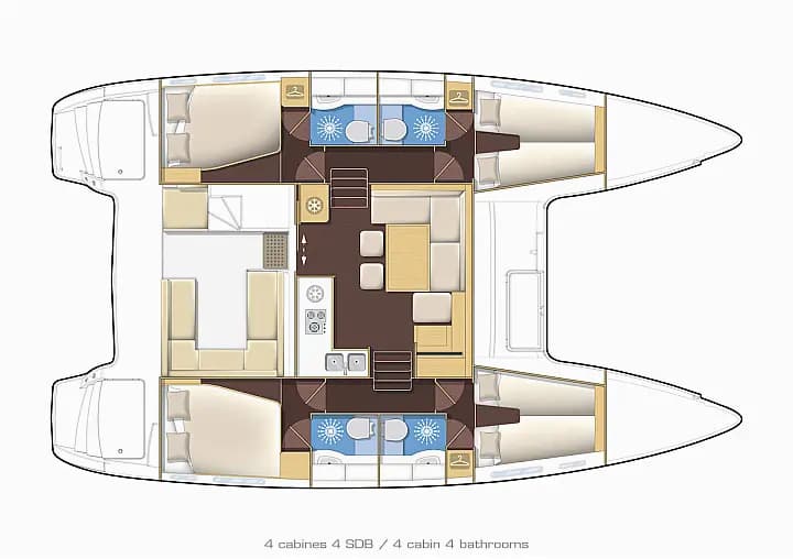 Lagoon 400 S2 in Split / ACI Marina Split - Photo 5