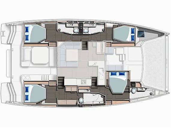 Leopard 50 in Corfu / Gouvia / D-Marin Marina Gouvia - Photo 2