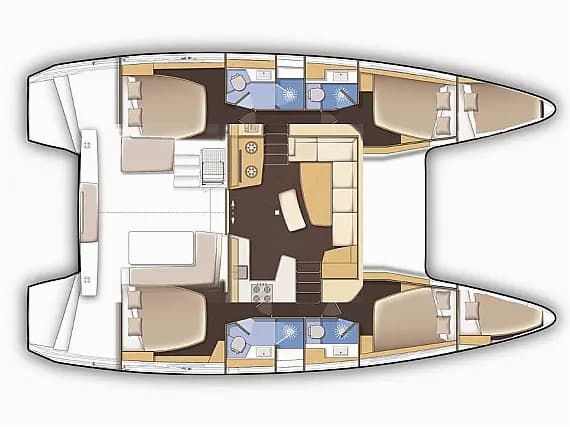Lagoon 42 in Sicily / Furnari / Marina Portorosa - Photo 2