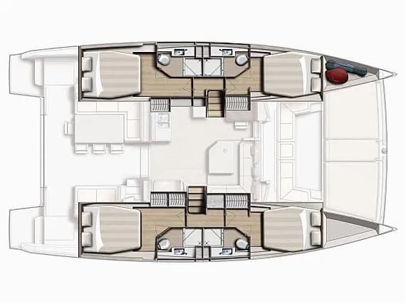 תוכנית הסיפון של Bali 4.5 in Sicily / Palermo / Marina Villa Igiea