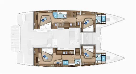 Lagoon 55 in Trogir / SCT Marina Trogir - Photo 2
