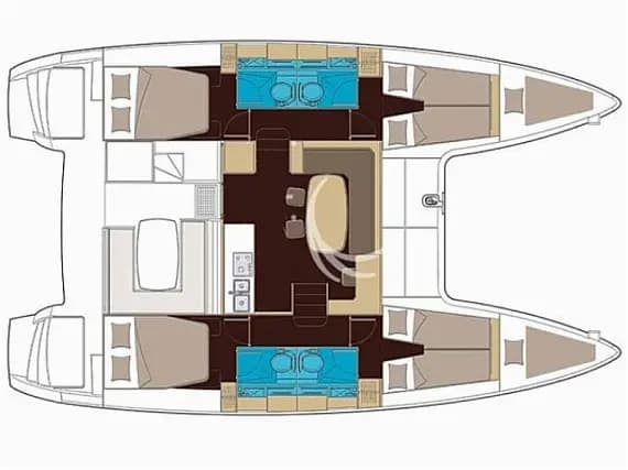 Lagoon 400 S2 in Skiathos - Photo 2