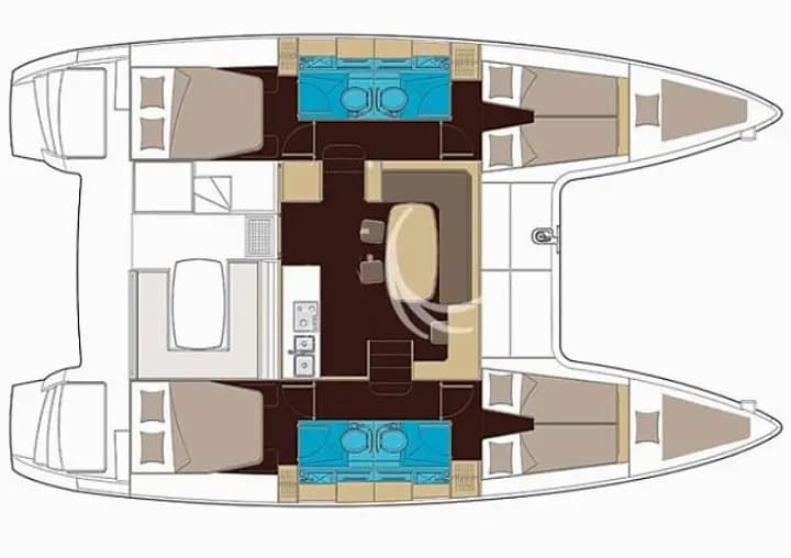 Lagoon 400 S2 in Skiathos - Photo 3