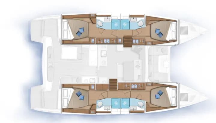 Lagoon 46 in Eden Island / Mahe, Victoria / Eden Island Marina - Photo 5