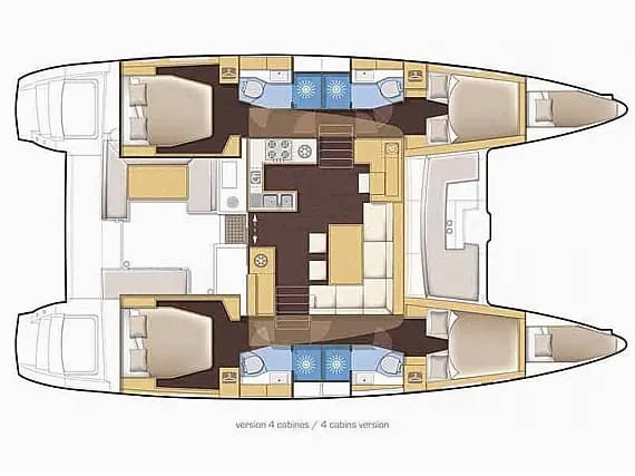 Lagoon 46 in Skiathos - Photo 2