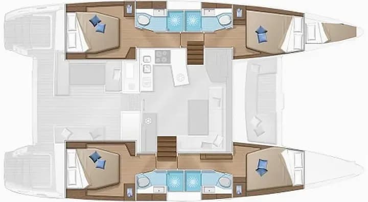 Lagoon 450 Fly in Marmaris / Albatros Marina - Photo 5