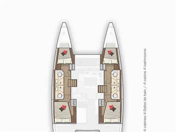 Lagoon 40 in Split / Port of Split / West Harbour - Photo 2