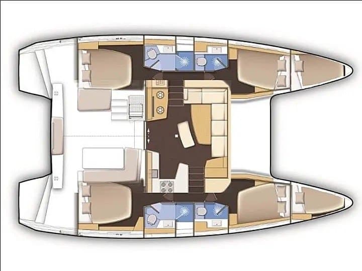 Lagoon 42 in Kalamata Marina - Photo 5