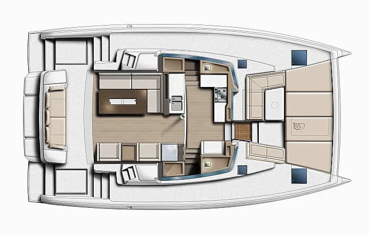 Bali 4.2 in Sardinia / Golfo Aranci / Mare Fun Charter & Marina - Photo 4
