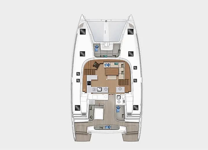 Lagoon 46 in Ibiza / Sant Antoni de Portmany Port - Photo 3