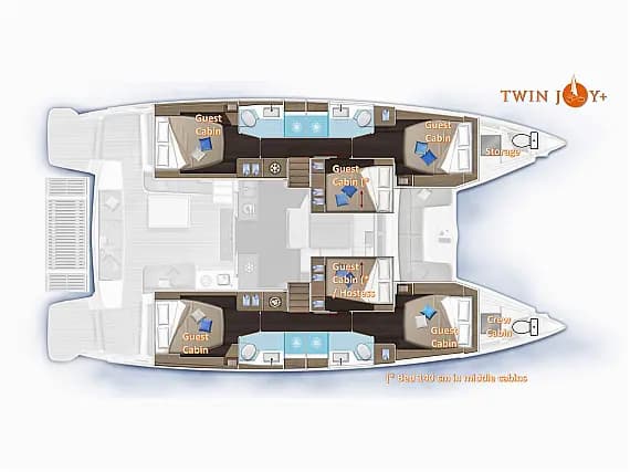 Lagoon 51 in Trogir / SCT Marina Trogir - Photo 2