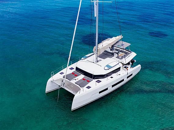 Dufour Catamaran 48 in Paros port - Photo 1
