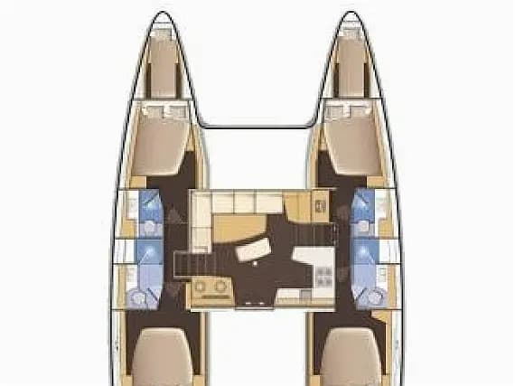 Lagoon 42 in Ibiza / Sant Antoni de Portmany Port - Photo 2