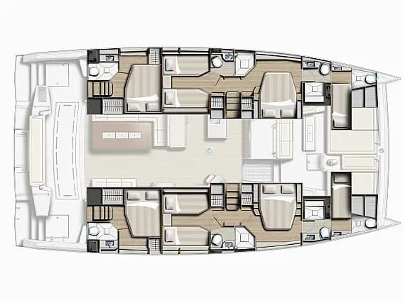 תוכנית הסיפון של Bali 5.4 in Ibiza / Marina Ibiza