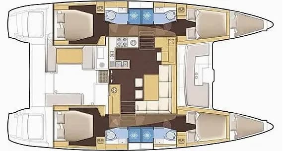Lagoon 410 S2 in Fethiye / Yacht Club Mai - Photo 2