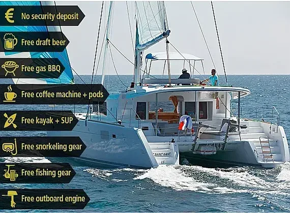 Lagoon 450 Fly in Sardinia / Golfo Aranci / Mare Fun Charter & Marina - image 1