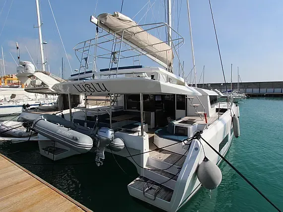 Dufour Catamaran 48 in Sardinia / Olbia / Marina Golfo Cugnana - image 1