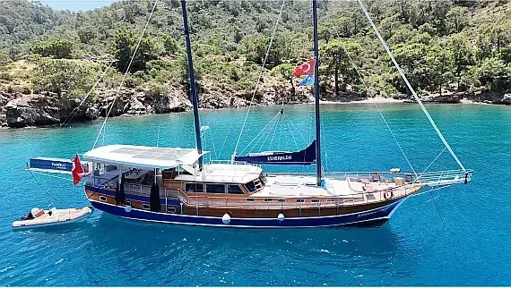 Gulet in Fethiye port - image 1