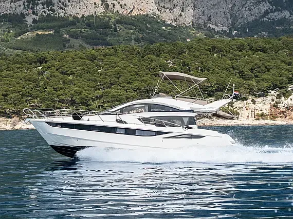 Galeon 430 Skydeck in Makarska harbor - image 1