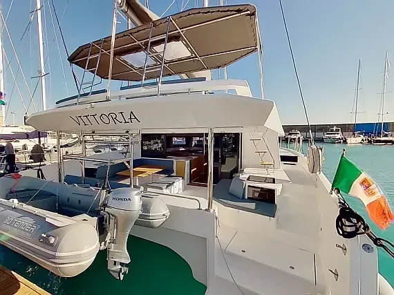 Dufour Catamaran 48 in Sardinia / Olbia / Marina Golfo Cugnana - image 1