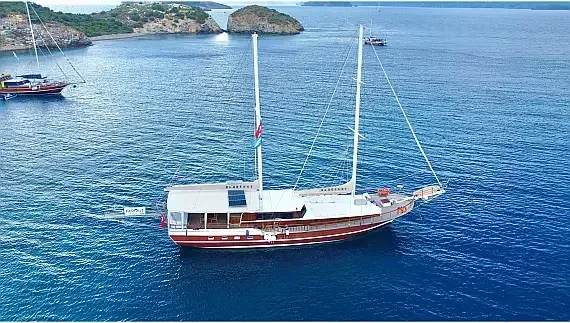 Gulet in Fethiye port - image 1