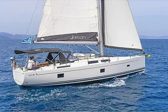 Hanse 458 in Lavrion Main Port - image 1