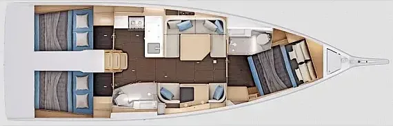 Sun Odyssey 415 in Sukošan / D-Marin Dalmacija Marina - image 1